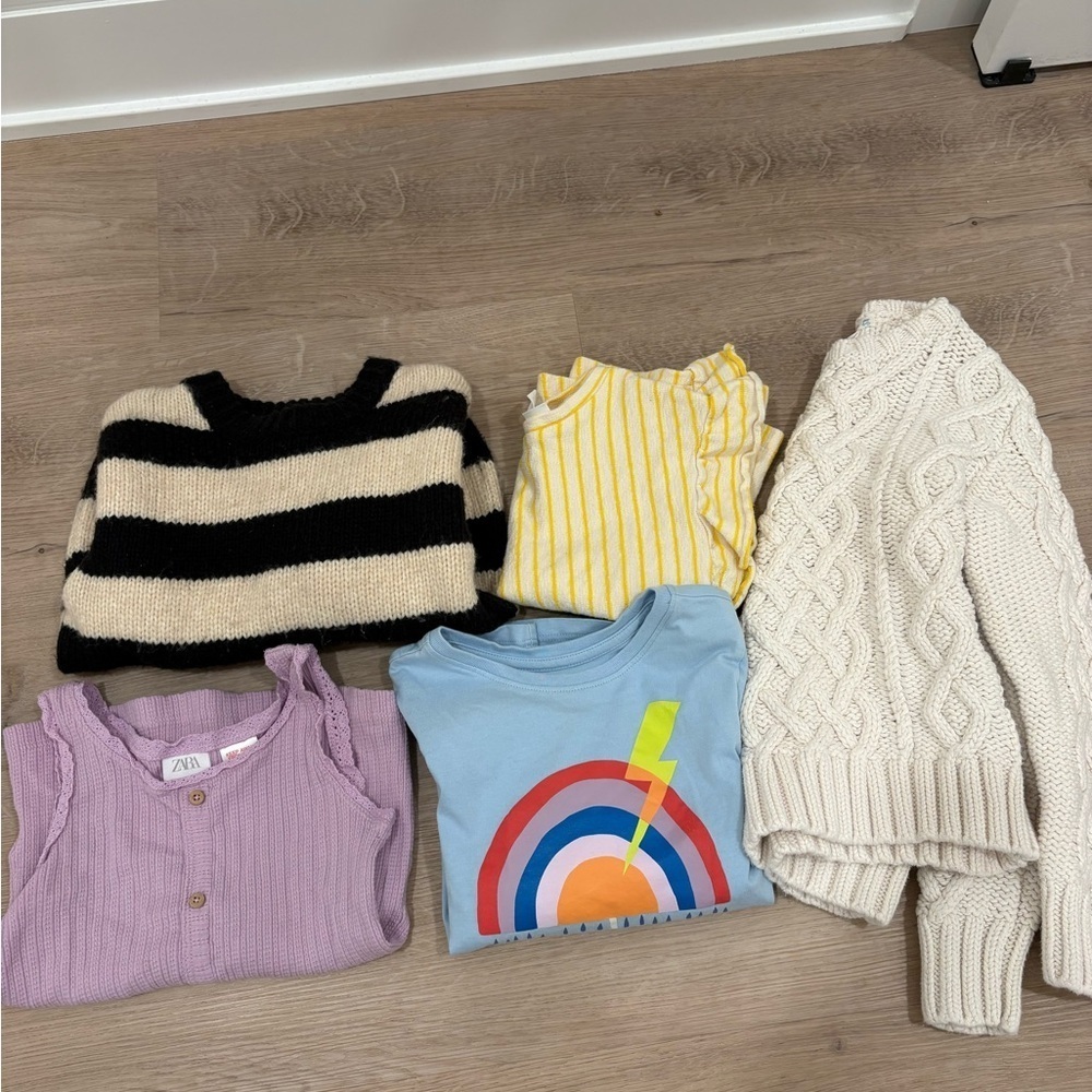Girls Bundle 4/5 Crewcuts, Zara, Tea Collection